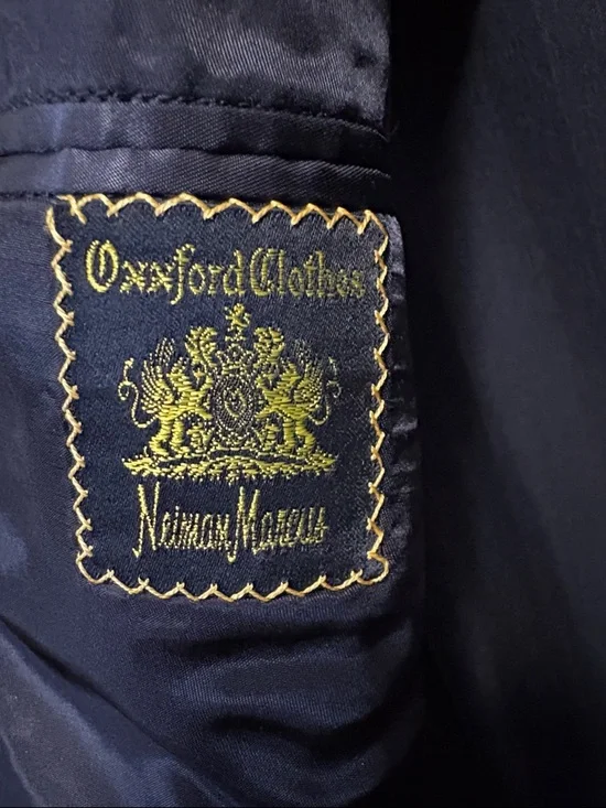 Neimen Marcus Oxford Clothes Men’s blazer suit jacket - Picture 2 of 5